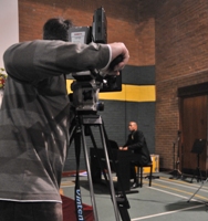 Wes on location